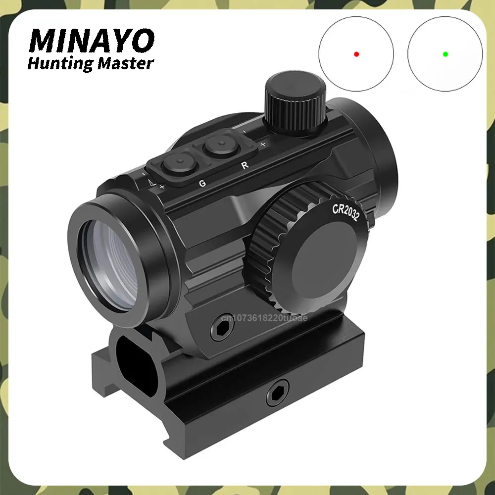 

Tactical MOne Holographic Red/Green Dot Reflex Sight 20mm/1Inch Rail Mount Sight for Outdoor Hunting Gun M16/AR15 Rifle Airsoft