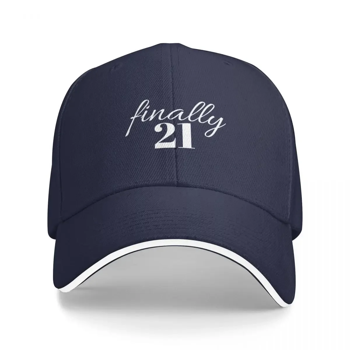 

Finally 21, 21st BirthdayCap Baseball Cap Hat beach new in hat Cap female Men's