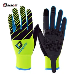 DAREVIE Shockproof Touchscreen Breathable Cycling Gloves - S (Yellow)