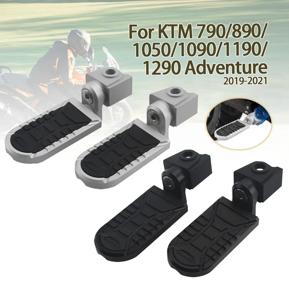 

Motorcycle Front Footrest Adjustable Extend Lowering Foot Pegs Rotatable FootPegs Rest For 790 890 1050 1090 1190 1290 Adventure