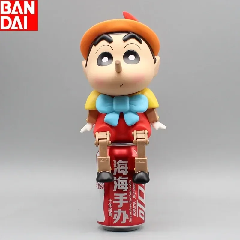 

19cm Gk Fashion Pinocchio Cos Crayon Shin-chan Doll Ornament Sitting Series Action Figure Desktop Model Animation Ornament Gift