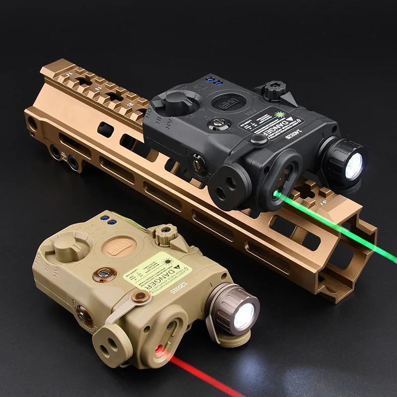 Tactical Airsoft PEQ 15 LA5C Red Green Green Blue IR Version