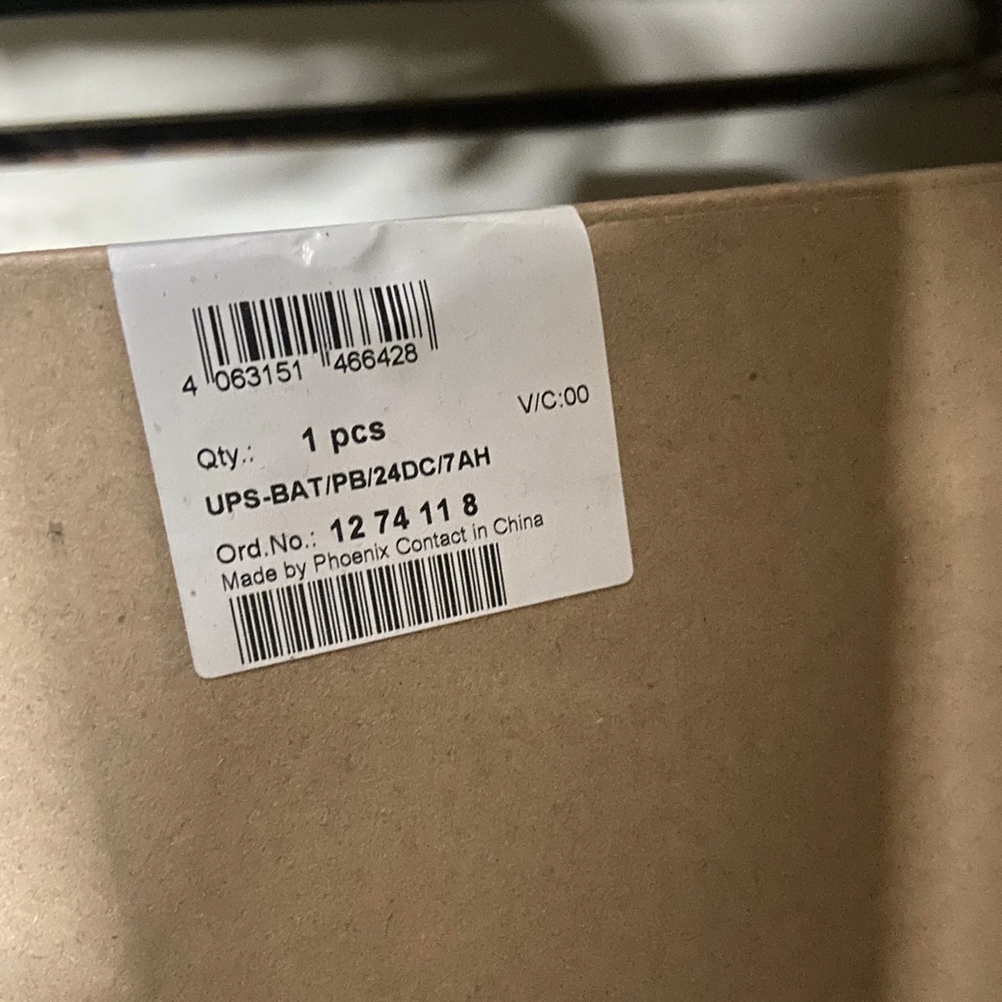 

Phoenix 1274118 High Power Storage Device - UPS-BAT/PB/24DC/7AH