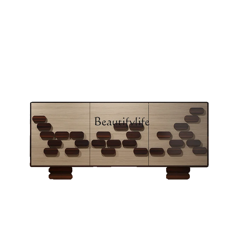 

Italian Entrance Cabinet Affordable Luxury Style Modern Minimalist Entrance Foyer Multi-Function Partition Locker