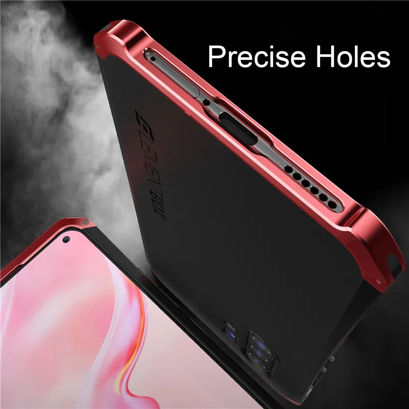 Metal Armor Phone Case For Vivo X30 Pro Case Shockproof Aluminum Matte Pc Cover 360 Full Protection Coque For Vivo X30 Pro Funda
