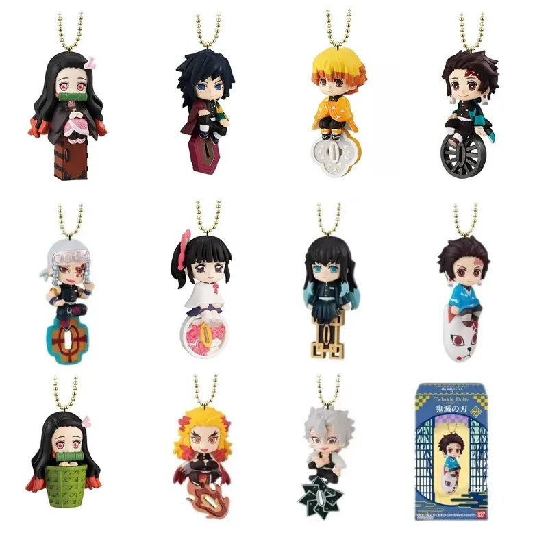 

JAPAN Genuine Wandai Shiny Doll Pendant Demon Slayer Kamado Tanjirou in Stock Action Figures