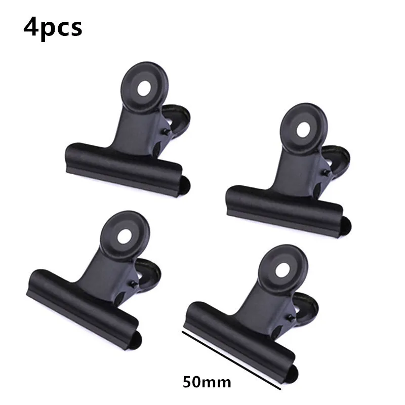 Multi-Color Round Metal Clamp Clips - Ideal for Students and Office Supplies