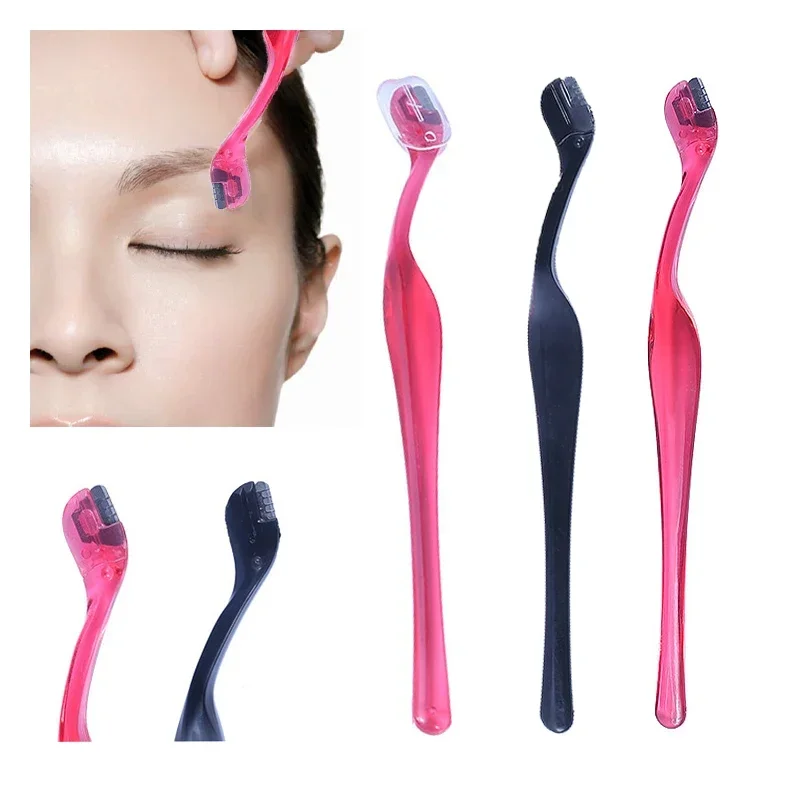 Description Picture 3 of item1/3pcs Eye Brow Shaping Blades Brow Shaver Knife Women Facial Razor Eyebrow Trimmers Face Hair Remover Beauty Make up Tools