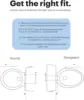 Swash Electric Bidet Toilet Seat With Oscillating Nozzle Warm Air Dryer Night Light Remote Control - Elongated White 6