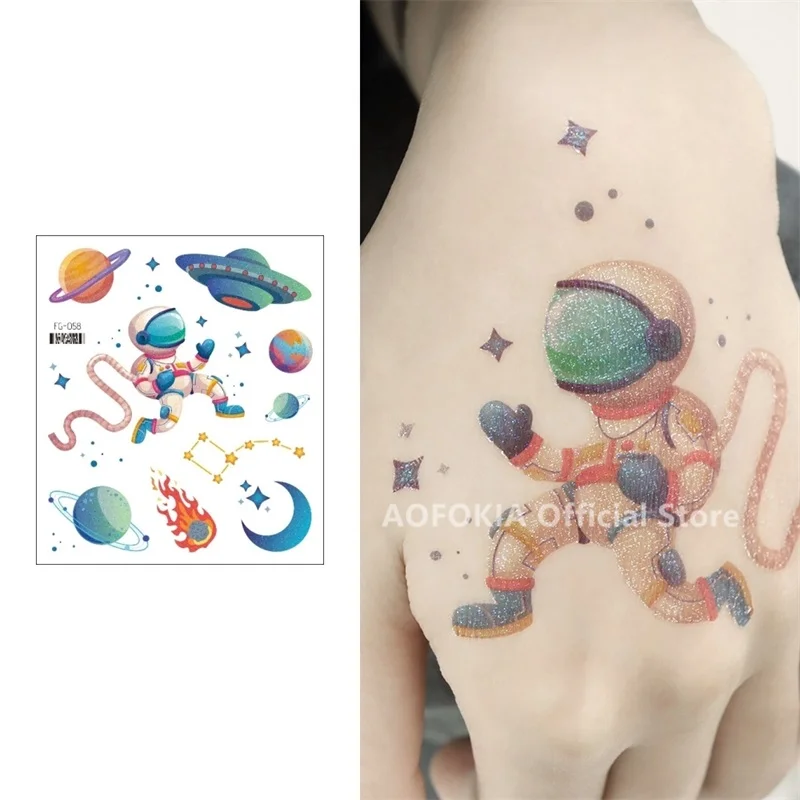 176 Pieces Planets Temporary Tattoos Stickers,20 Sheets Educational Planets Themed Tattoos Stickers Party Decoration Supplies Party favors for Kids Adults