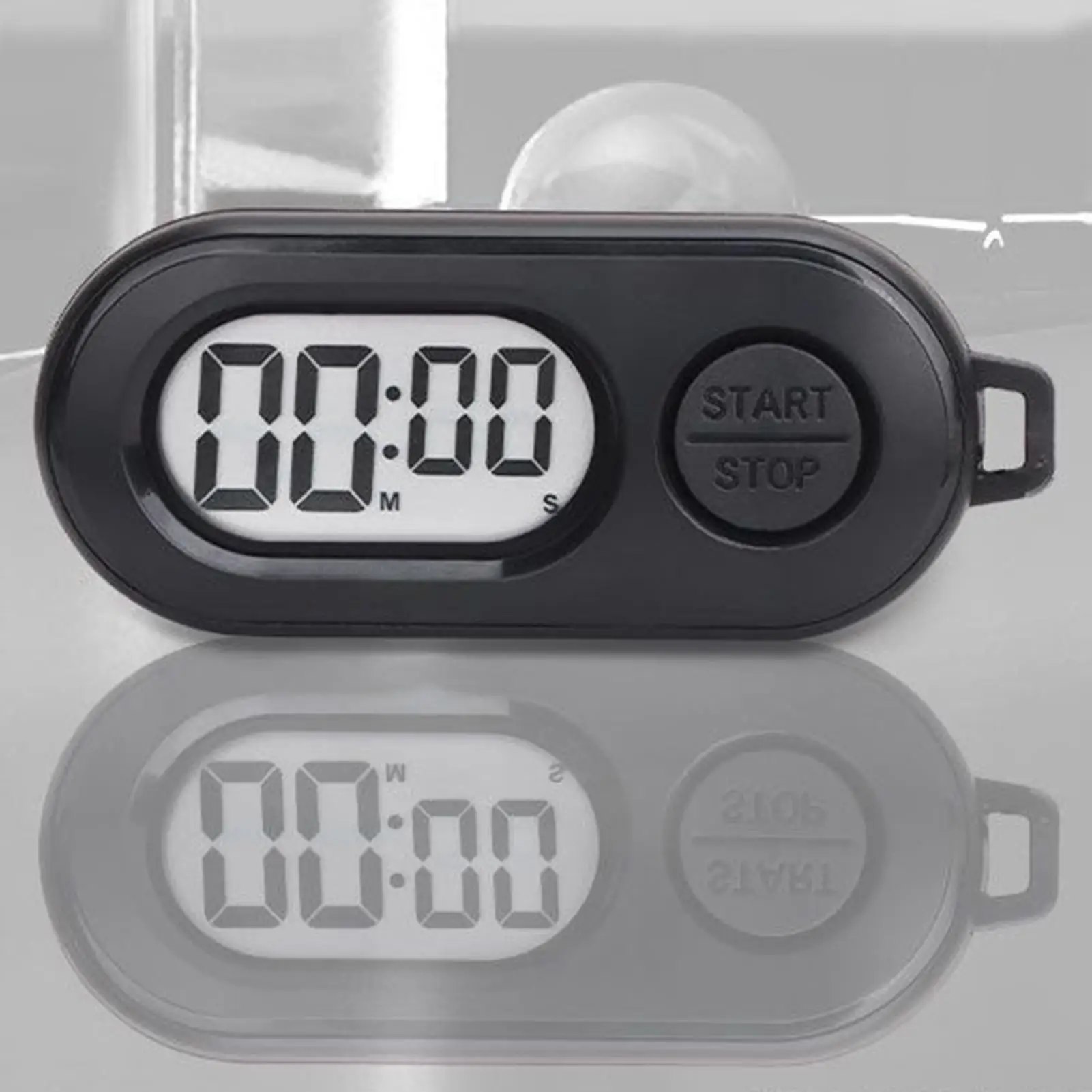 1pcs Stop Timer Keychain Sports Small Stop Timer Keychain Portable LCD Screen Digital Clock Lightweight Countdown pendant