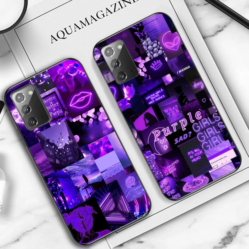 Infinity On Purple Phone Case Per Samsung Note 8 9 10 20 Pro Plus Lite M 10 11 20 30 21 31 51 A 21 22 42 02 03