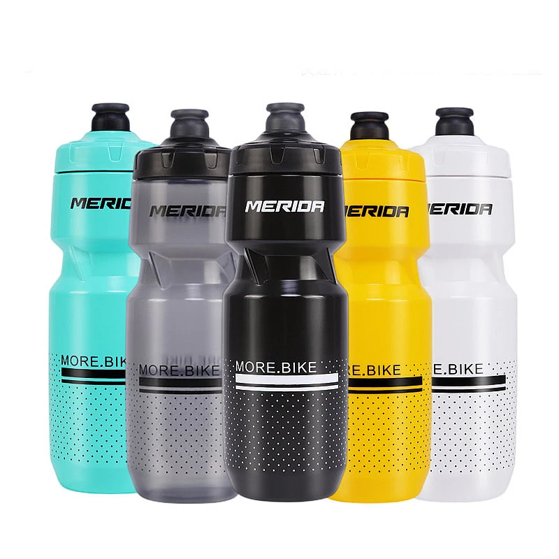 Cycling water bottle cycling sports water cup team version portable squeeze type kettle (MERIDA)