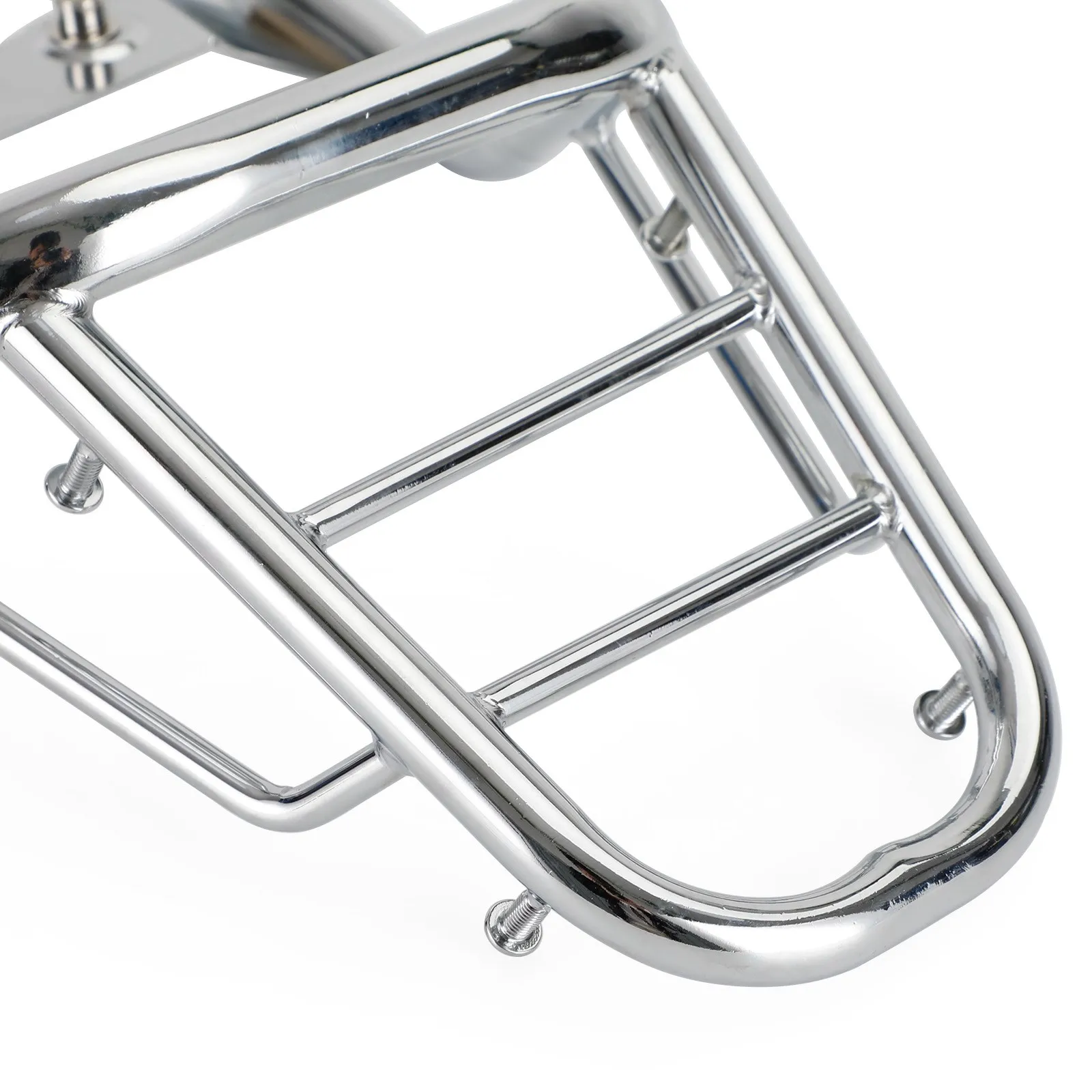 Artudatech rear rack chrome luggage carrier fits Honda Z125 Monkey 125-New motorcycle luggage rack
