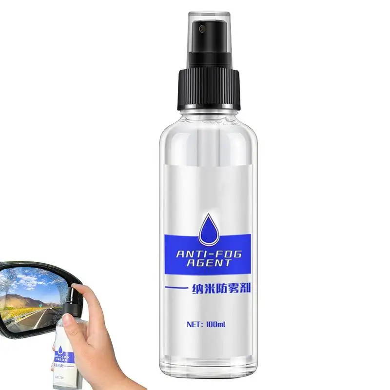 

Car Anti Fog Spray For Glasses 100ml Car Glass Waterproof Coating Agent Prevents Fogging On Windshield Lenses Goggles Windows