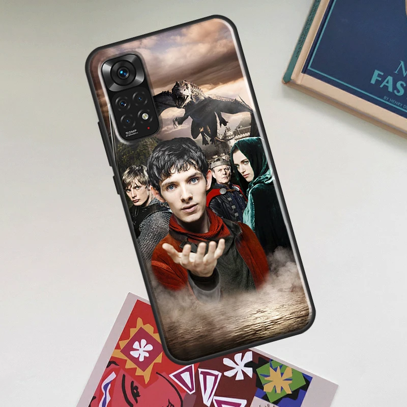 Coque Merlin pour Xiaomi, Série TV, Redmi Note 12 Pro Plus 8 9 10