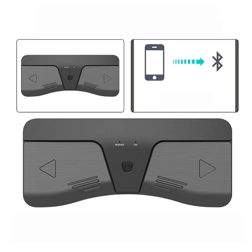 

Беспроводная ножная педаль Bluetooth для гитары, скрипки, пианино