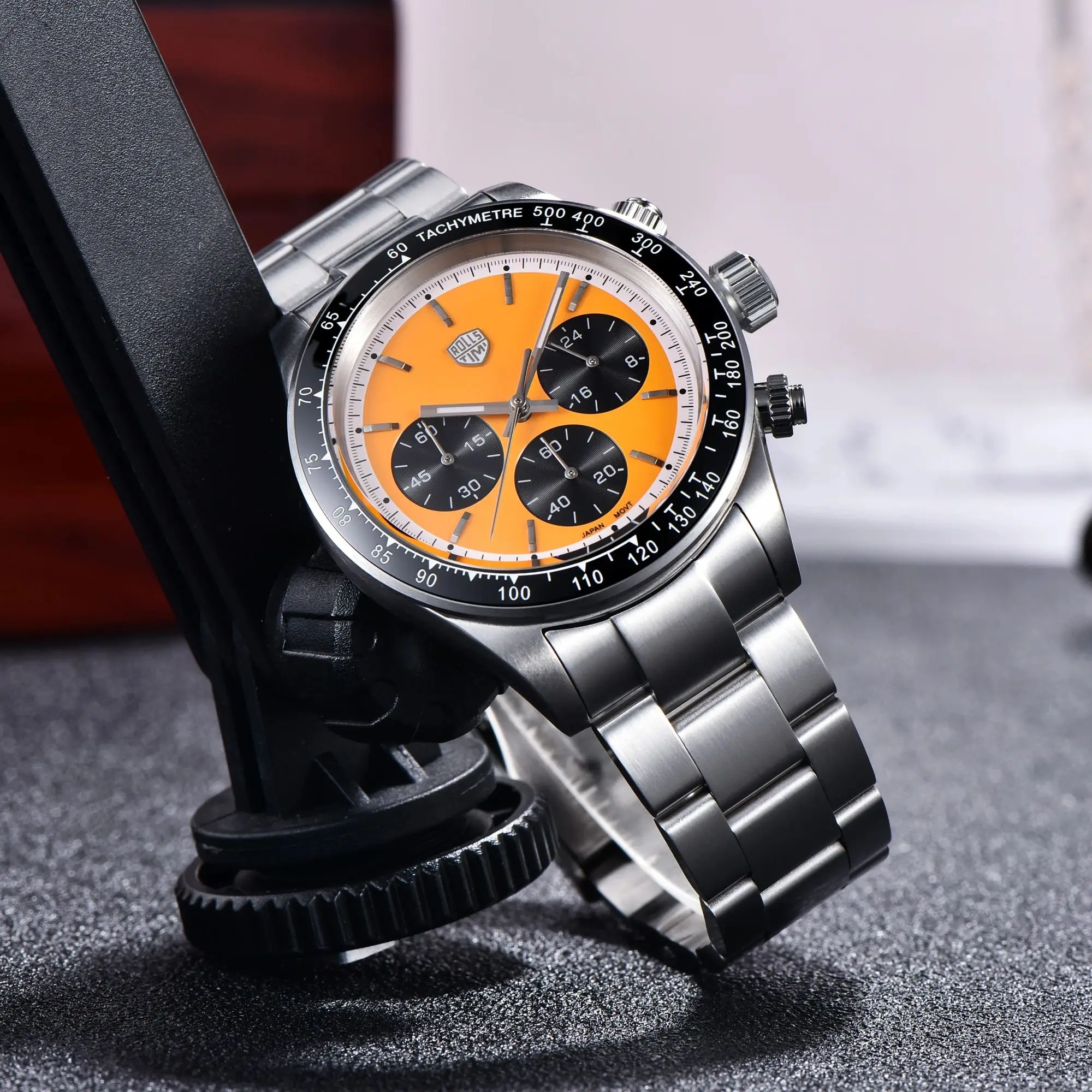 Rollstimi Retro Sport Chronograph Luxury Quartz Watch For Men VK63