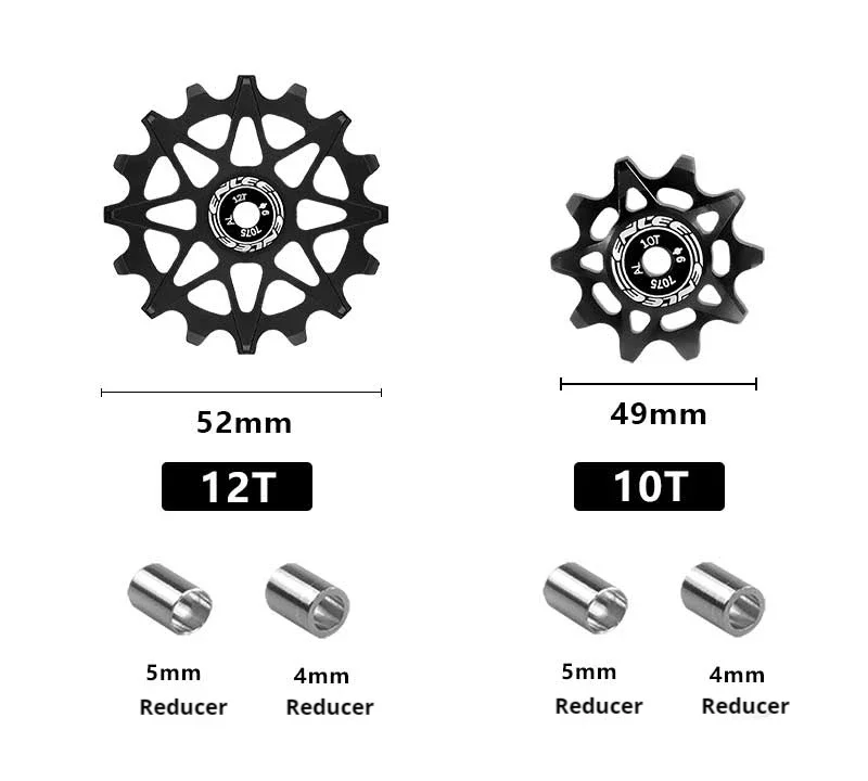 Fahrrad Hinten Jockey Pulley Keramik Lager Schaltwerk Jockey Rad Ultraleicht MTB Road Fahrrad Schaltwerk Guide Rad Zubehör – Detail 5
