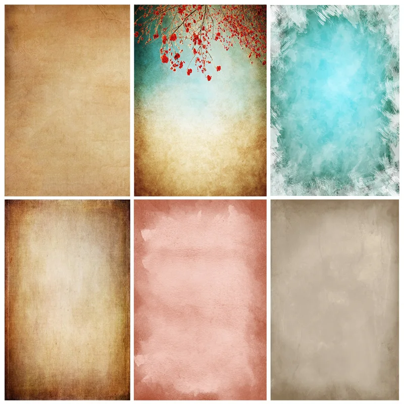 

Vinyl Vintage Photography Backdrops Props Abstract Gradient Solid Color Portrait Photo Studio Background 210406FHP-01