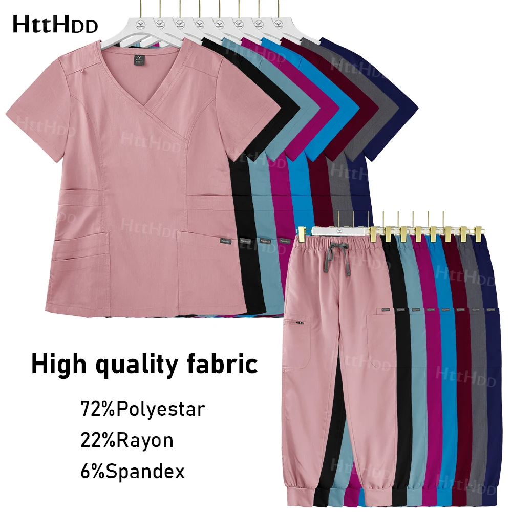 Doctor Uniforms Medical Nursing Scrubs Clinic Scrub Sets Pharmacy Laboratory Work Clothes Nursing Accessories Uniforms
