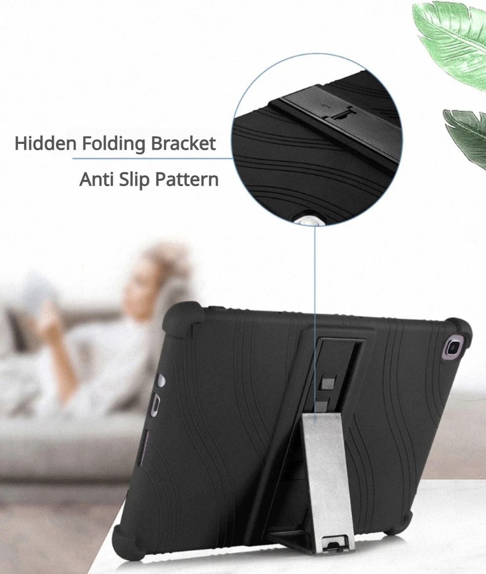 Kickstand Case for 8.7-inch Tablets - Kids Safe Soft Silicone Protective Cover