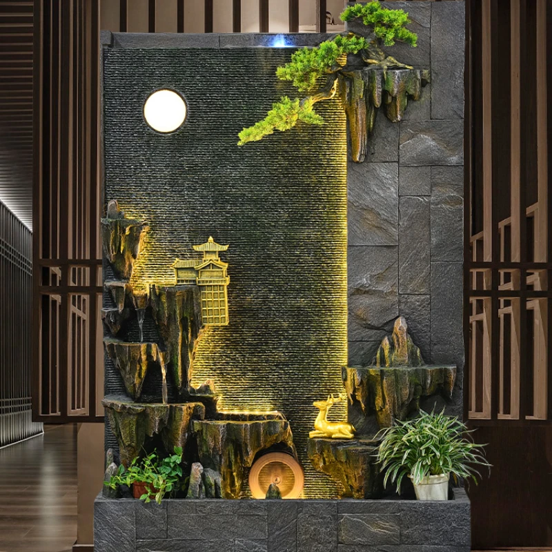 

Фонтан с циркуляцией воды, украшение для офиса, гостиной, двора, ландшафта, ландшафта, пола