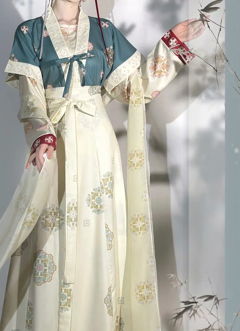 Abito Tradizionale Cinese Hanfu Donna - Costume Antico Per Spettacoli E Feste - Foto 8