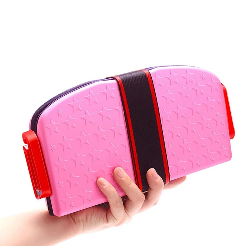 FoldableChildSafetySeatsPortableCarBoosterSeatBeltIncreased