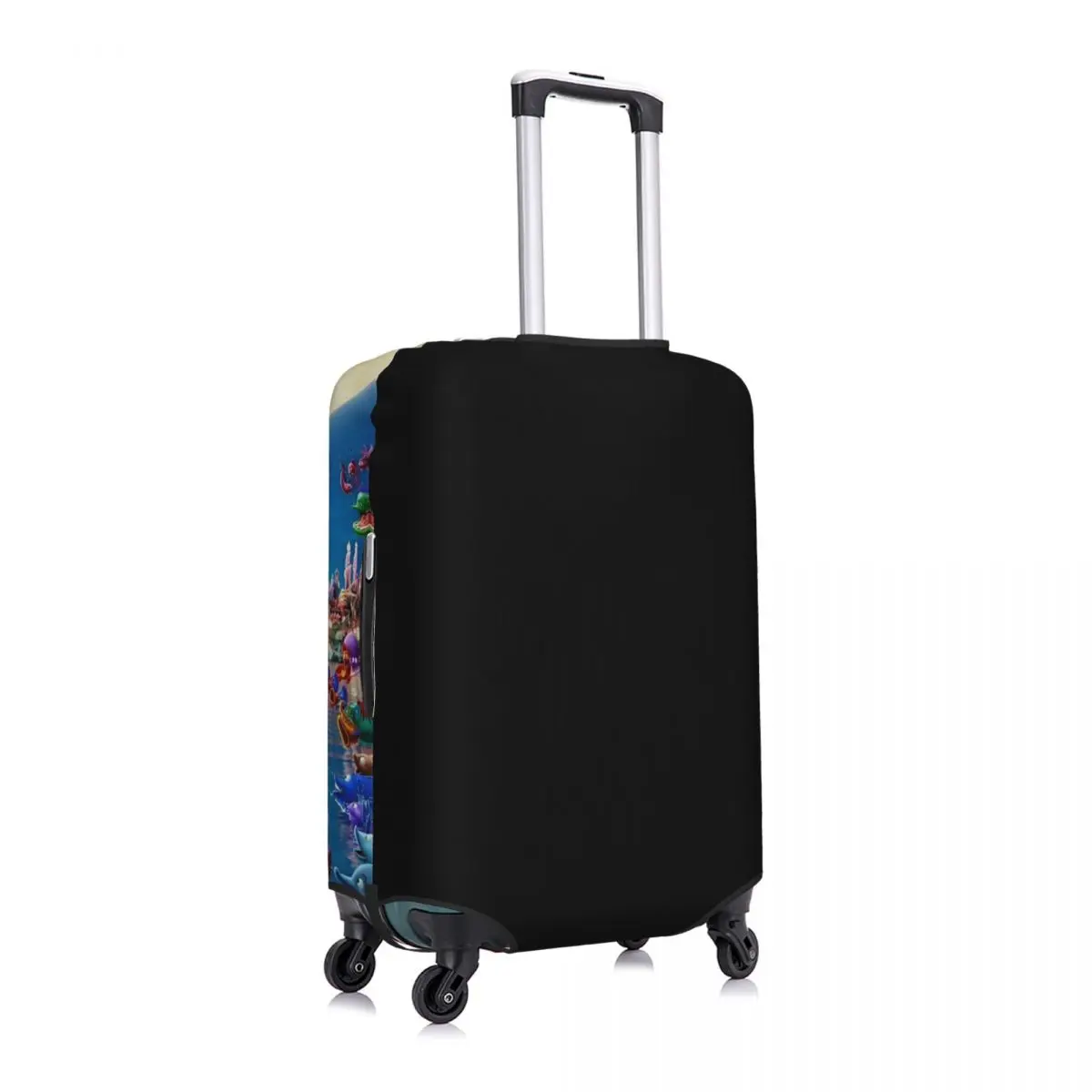 The Little Mermaid Cartoon Suitcase Cover Travel Protector Holiday Useful Luggage Case 3