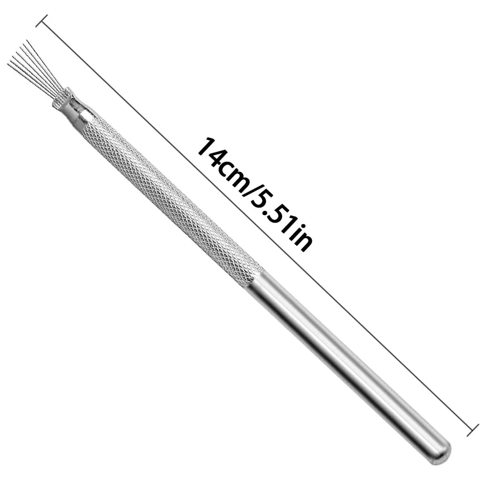 7-pin Nail Liner Nail Art Tools, Stripe Lines Nail Art Pens Bendable Pins Ultra-thin Line Nail Brush Spider Gel Nail Art Line 2
