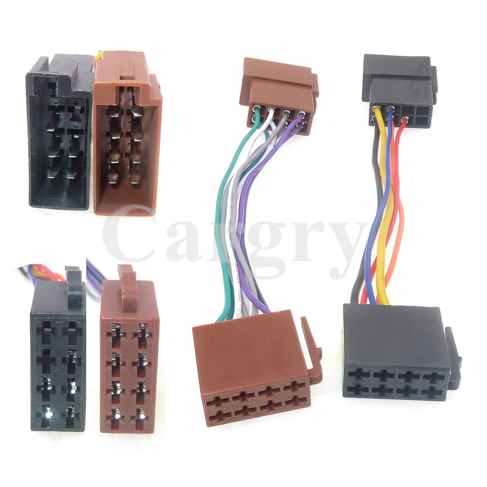 1 Set 8P AC Assembly Male Plug to Female Socket Radio Audio 962191-1 963121-1 357035447A 962189-1 962191-1 106455-4 106455-3