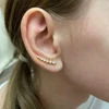 85933-c4e8f1.jpg Boucles d'oreilles à crochet pour femmes, ensemble de 7 pièces, bijoux à la mode, couleur or Rose, DFE527