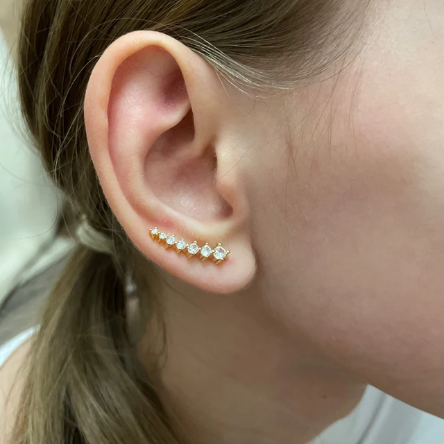 85933-c4e8f1.jpg Boucles d'oreilles à crochet pour femmes, ensemble de 7 pièces, bijoux à la mode, couleur or Rose, DFE527