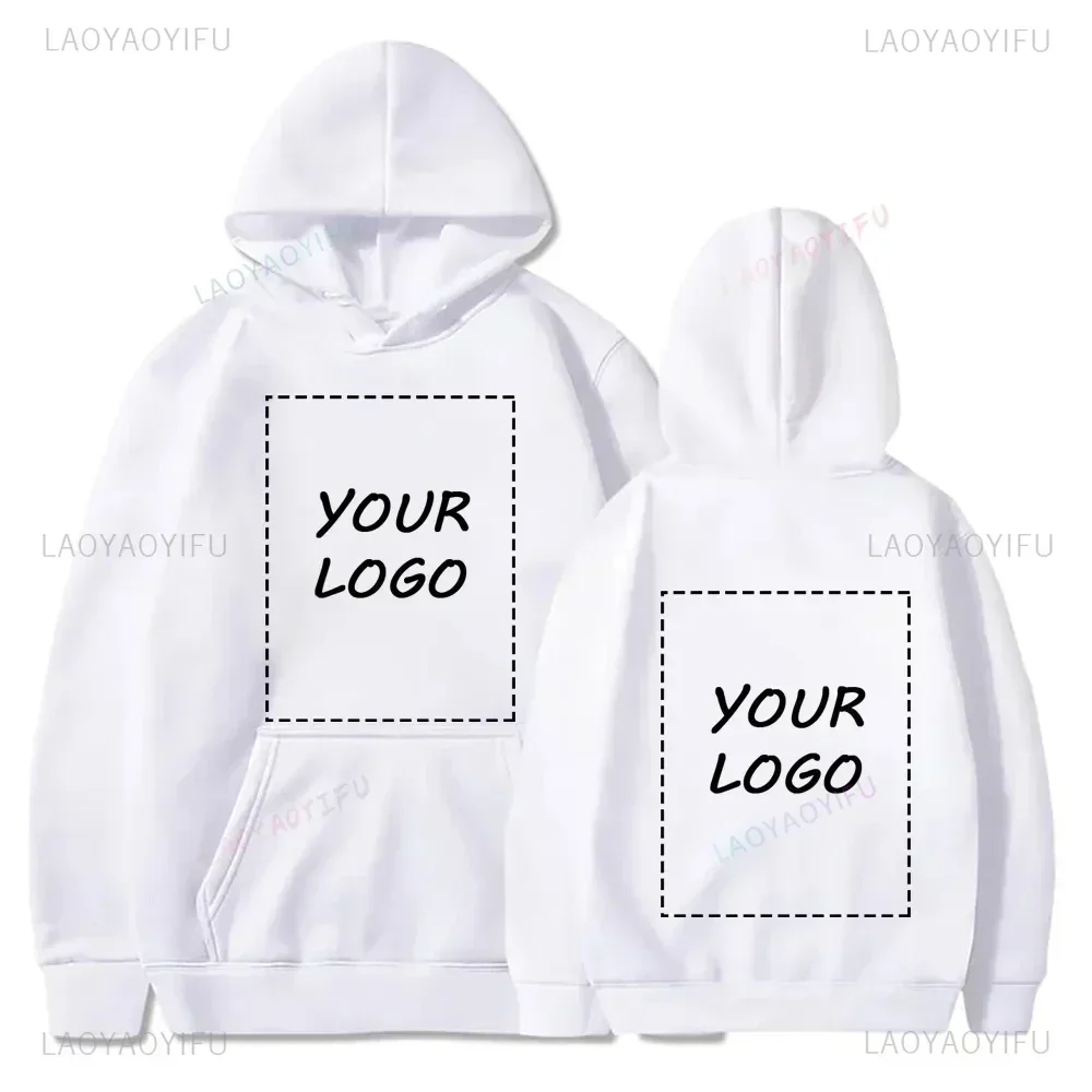2024 Student Casual Custom Printed Text DIY Hoodie Customized Logo Personalized Hoody Custom Hoodies Text Logo Sweatshirt 4