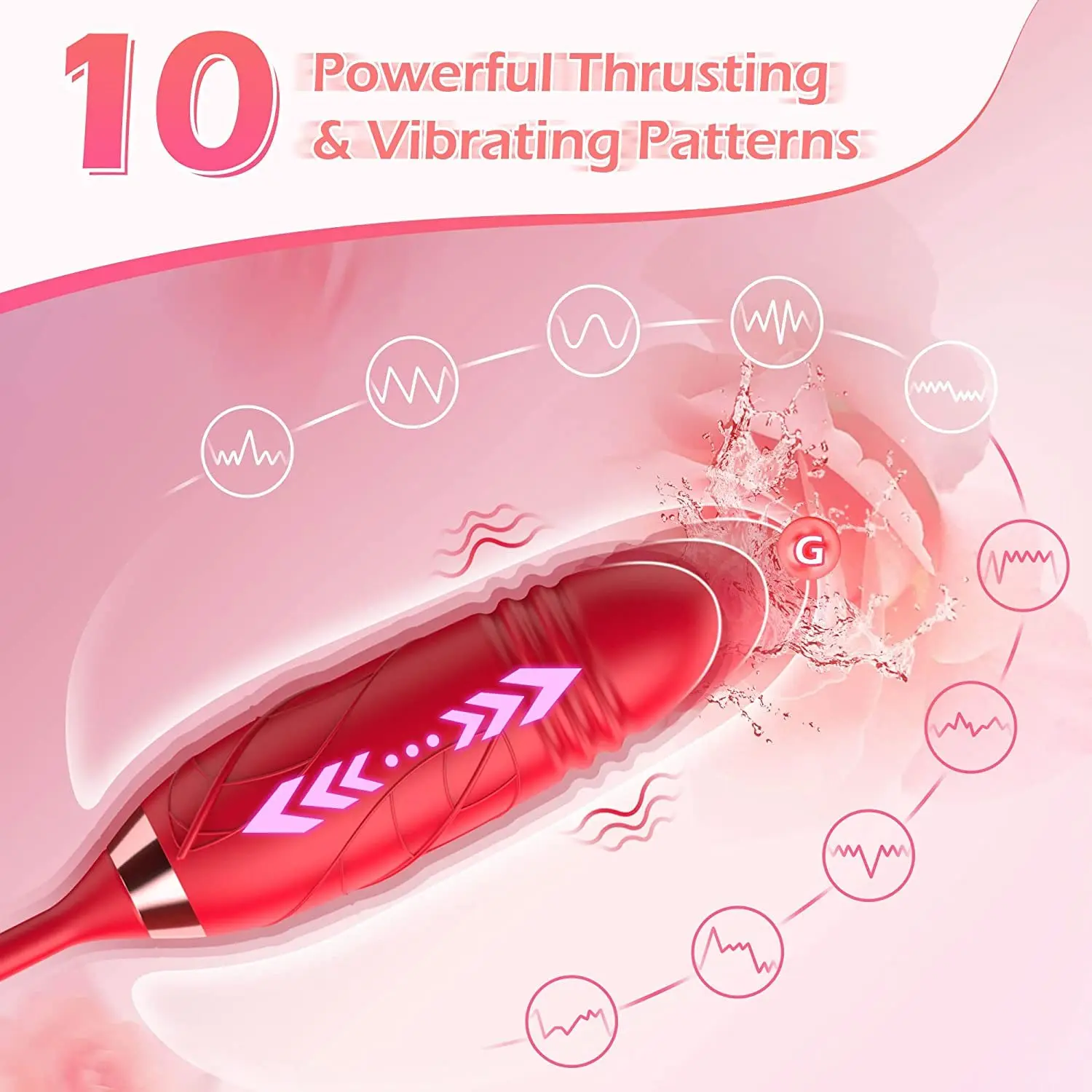 Clitoral Suction Vibrator With Thrusting Egg For Women_voghion.com