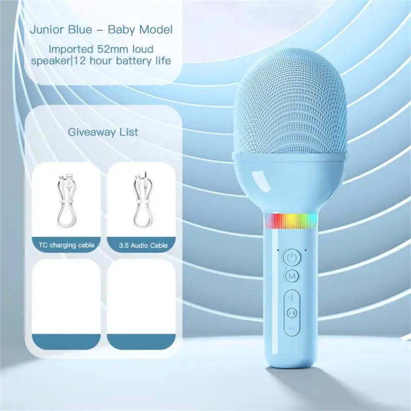 

Беспроводной микрофон S8MAX для домашней караоке, музыки, Встроенный интеллектуальный шумоподавляющий динамик