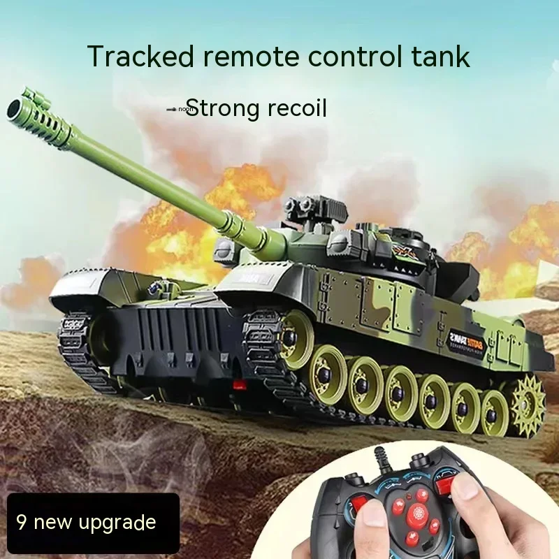 

Multi Functional Simulation Of Large-Sized Remote-Controlled Tank Car, Cross-Border Tracked Children'S Charging Off-Road Armored