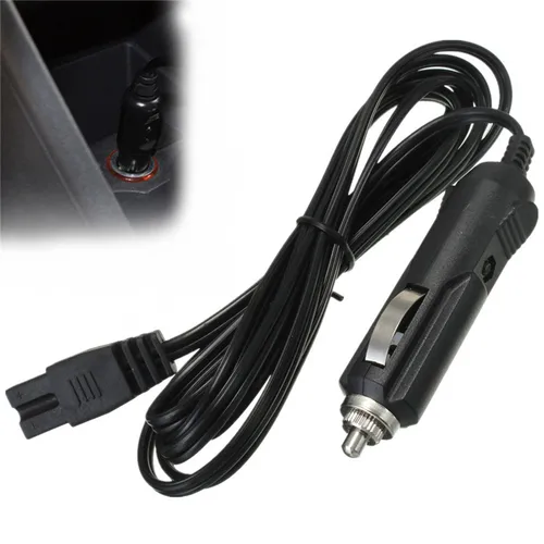 미니 냉장고 2 핀 리드 케이블 플러그 와이어 전원 코드, 전기 쿨러 박스, 2m 12V DC 교체 2