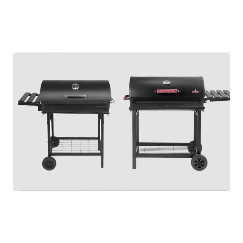 Household Barbecue Grill Charcoal Outdoor Oven BBQ Trolley Temperature Control Adjustable Height Family Party Tool 5