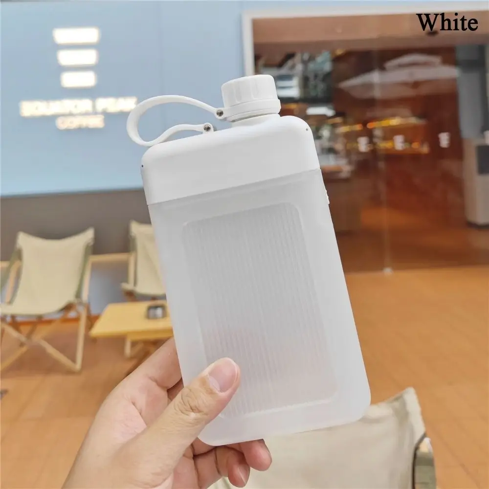 Creative Reusable BPA-Free Flat Water and Juice Bottle – 450ML Capacity
