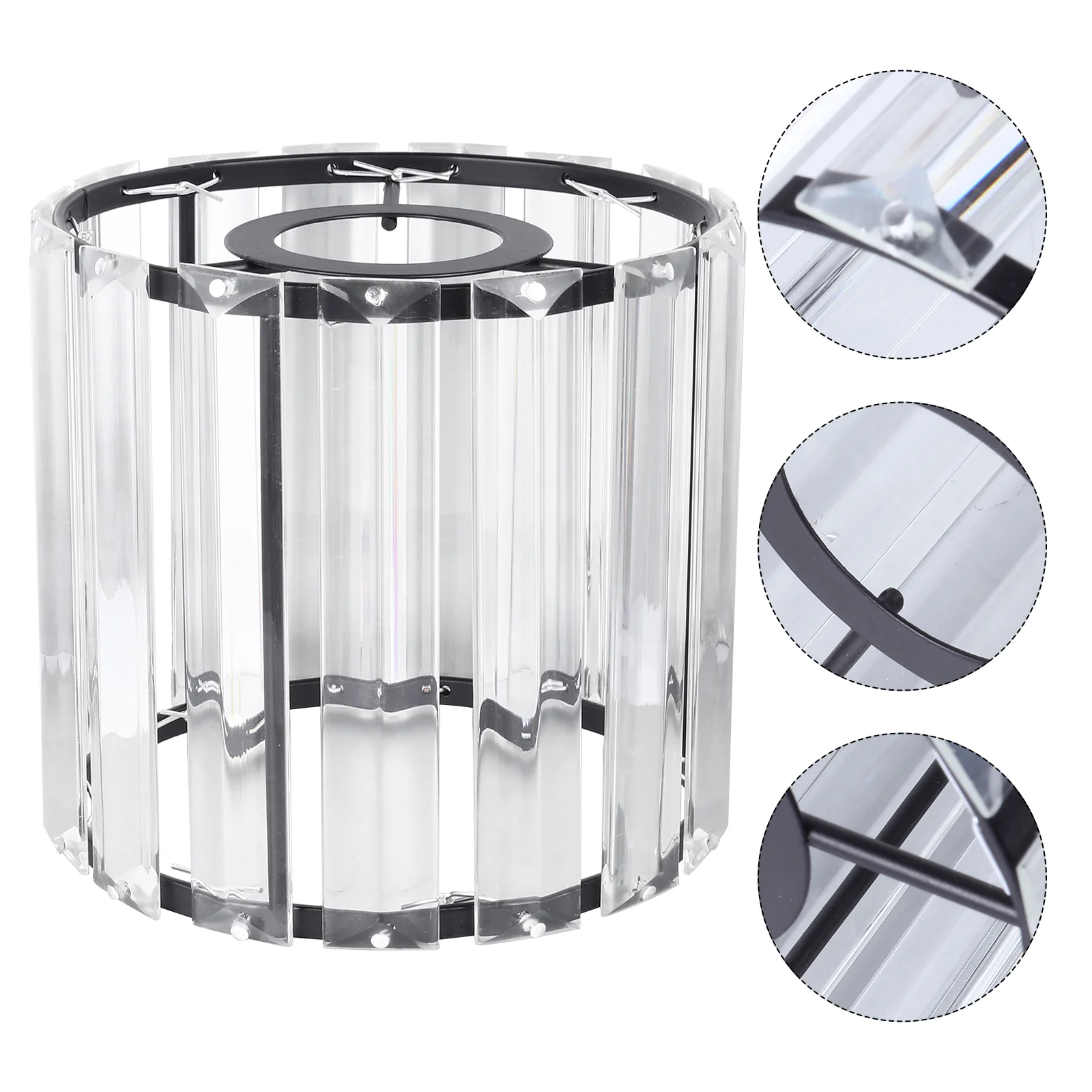 

Lamp Cover Shade Lampshade Light Bedside European Rhinestone Protctor Crystal Globe Glass Lampshades Drum Eggshell Nightstand