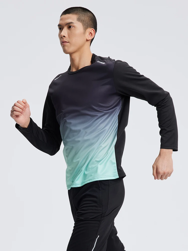 Sport T Shirt Running T Shirt Running T Shirts Fitness Clothes Men T Shirts Sports T-shirt men's long-sleeved loose quick-drying casual running clothes four seasons fitness top