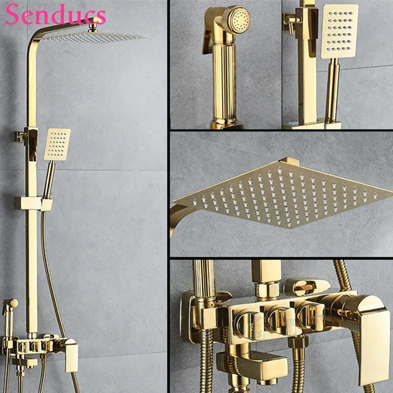Luxury Shower Head Systems Luxury Gold Shower Set Luxury Rain