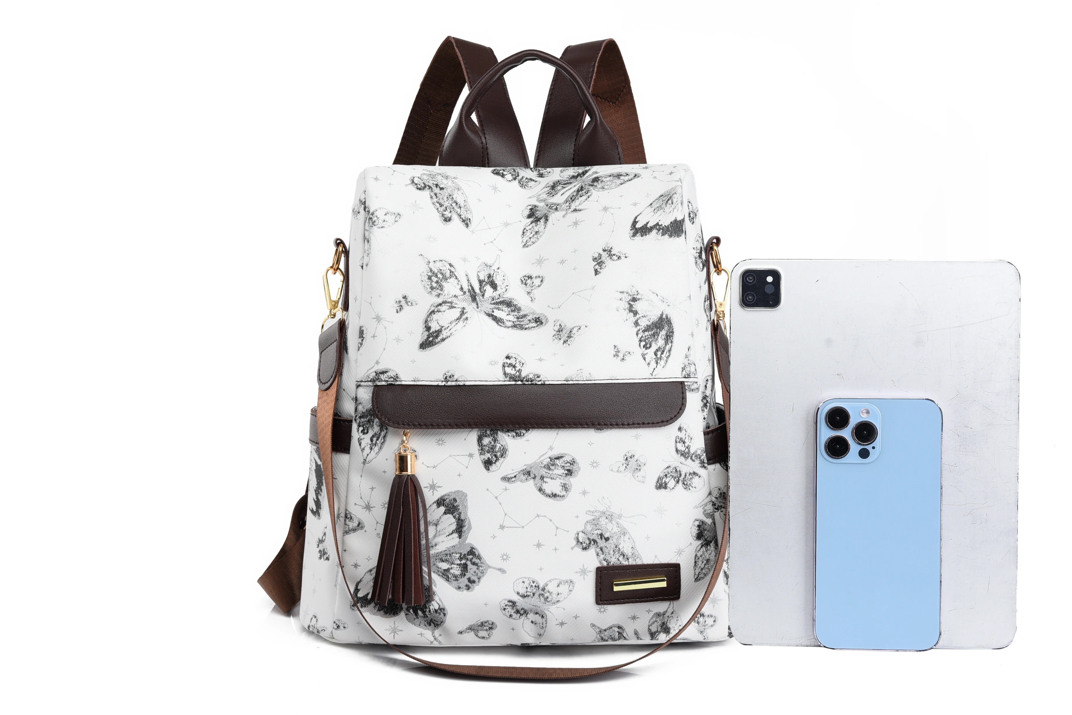 Backpack Women New Printed Fashion Women Anti-theft Backpack PU Lightweight All-in-one Shoulder Bag Women 5