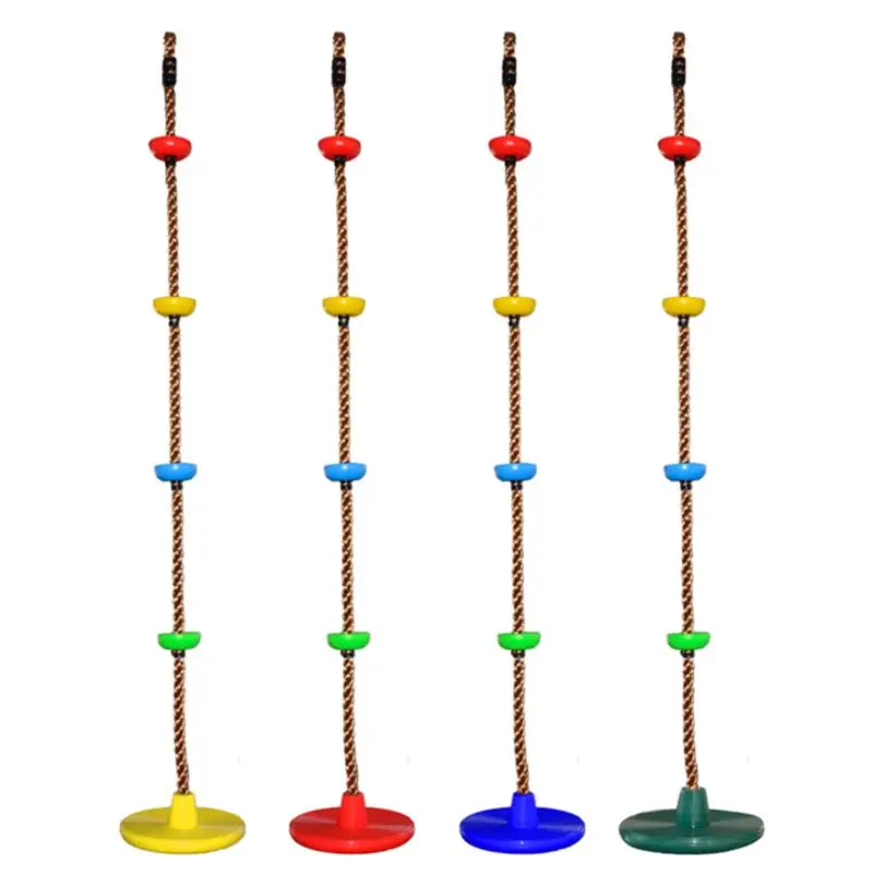

2023 New Heavy Duty Plastic Swing Seat - Indoor and outdoor Climbing Rope with Disc Swing for Active Outdoor Play Equipment