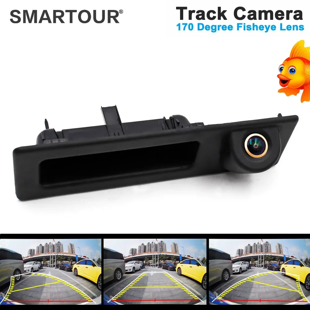 Rear Camera Rear View Camera Trunk Handle 1080P Fisheye Car Rear View Camera For BMW 2 3 5 7 Series X1 X3 X4 X5 F30 F32 F36 F10 F11 F25 F48 Parking Reverse