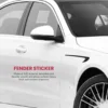 2Pcs Car Side Fender Trim for Mercedes Benz E Class W213 C-Class W205 Refit E63S AMG Accessories Black 4