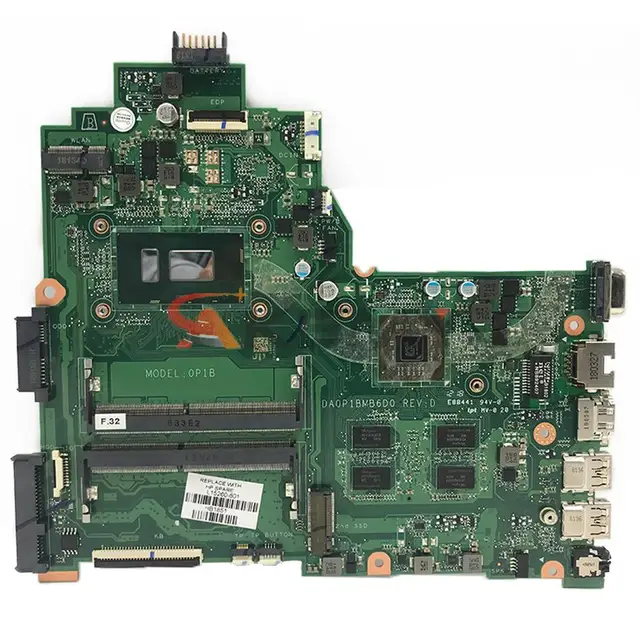 For HP Notebook 14-BS 240 G6 Laptop pc Motherboard mainboard with 4405U I3 I5 I7 CPU VGPU DDR4 DA0P1BMB6D0 0P1B Motherboard 2