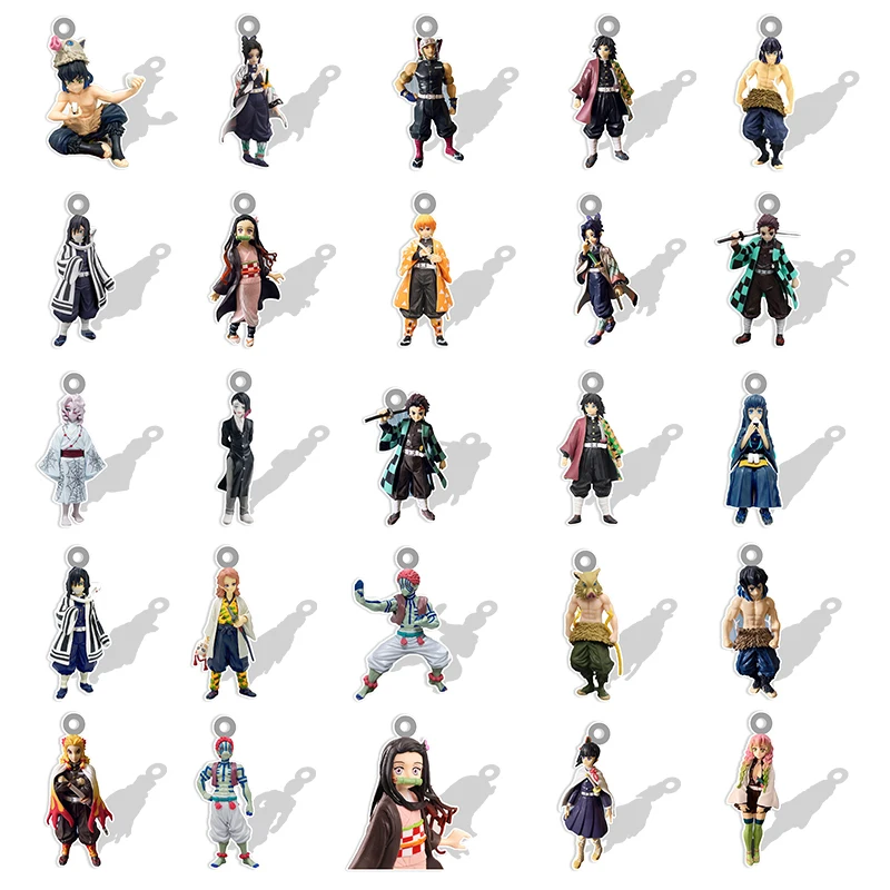 

TAFREE Anime Cosplay Acrylic Pendants Demon Slayer Epoxy Resin Charms Jewelry Makings Kamado Tanjiro No Yaiba Figura QHY139